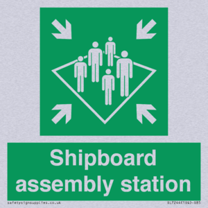 Shipboard assembly station